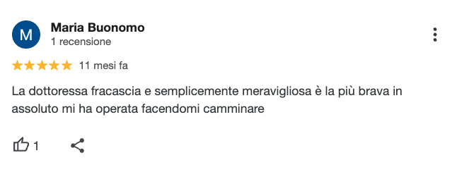 Dott.ssa Fracascia - Recensione